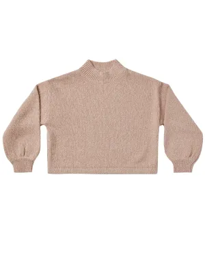 Knit Sweater | Heathered Rose
