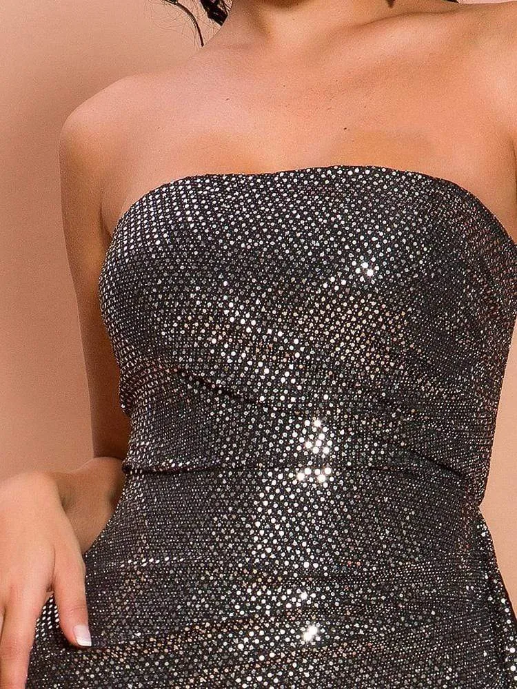 Sequin Bodycon Short Cocktail Dress