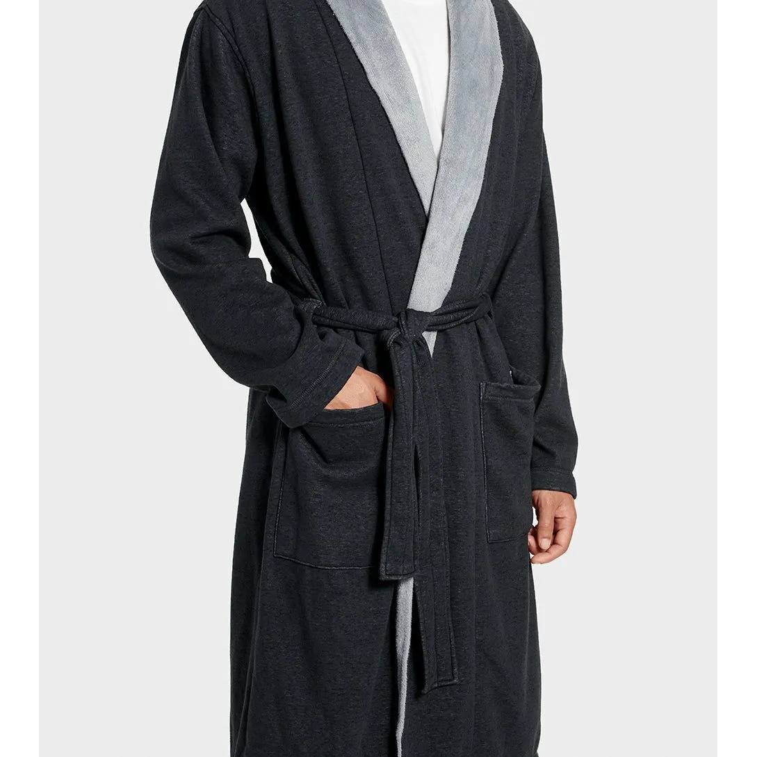 UGG Men's Robinson Robe in Black Heather